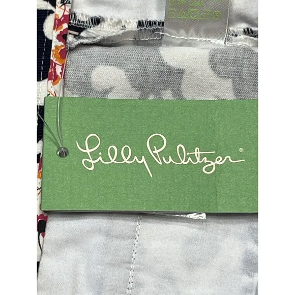 NWT - Lilly Pulitzer Margie Corduroy Skirt Blue White Horse Women’s 10 MSRP $128