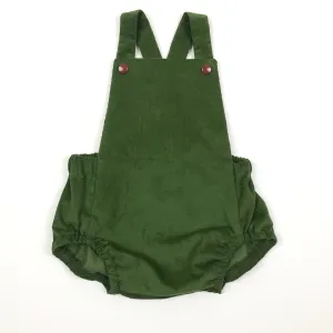 Olive Baby Needlecord Short Romper