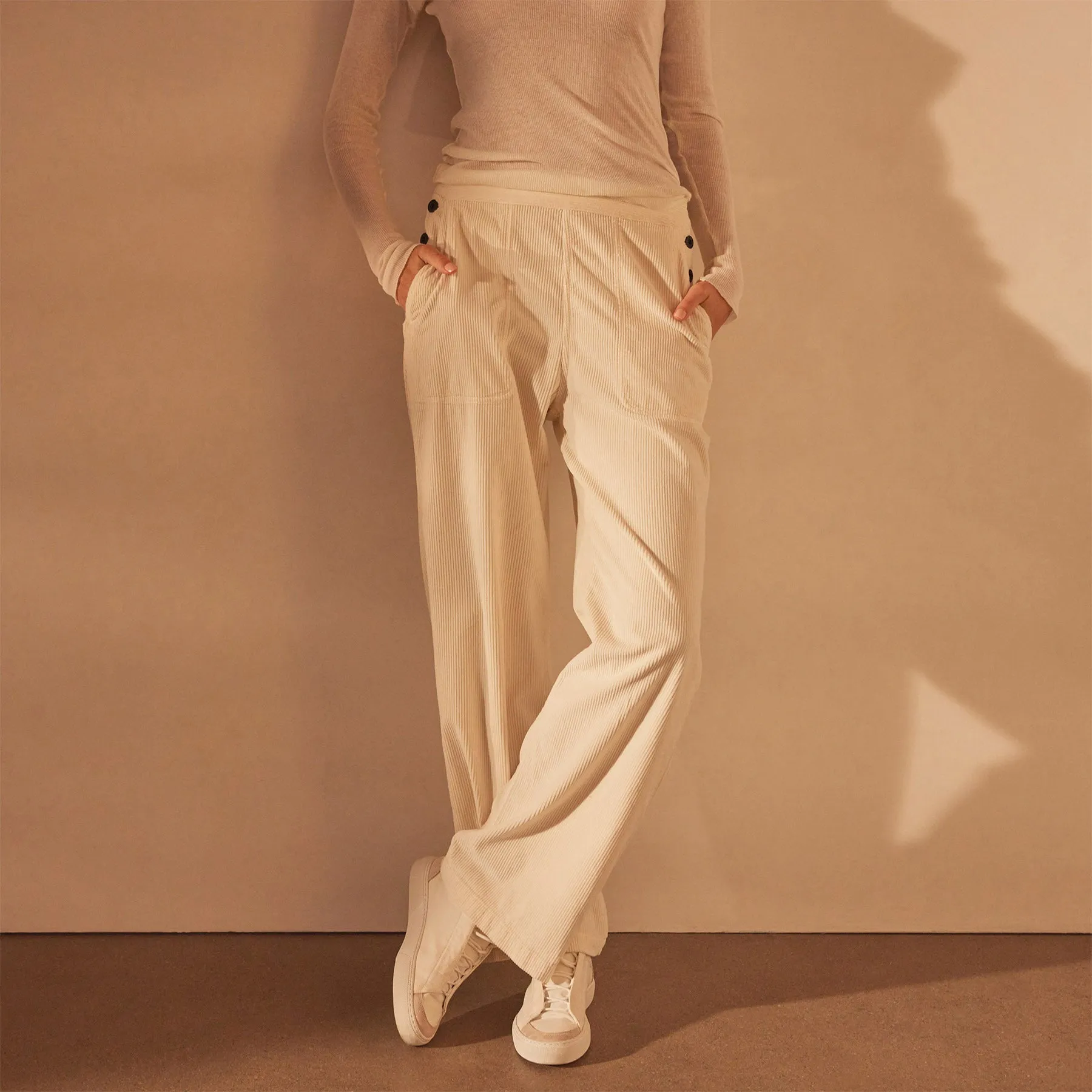 Pacifica Corduroy Pant - Canvas Pigment