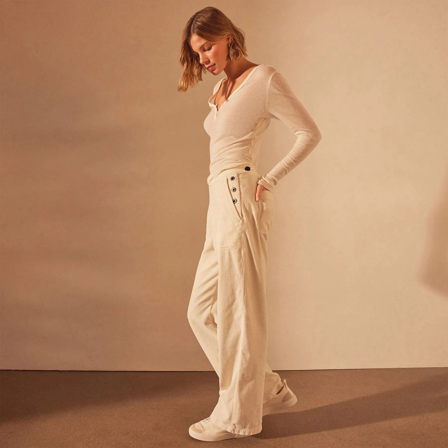 Pacifica Corduroy Pant - Canvas Pigment