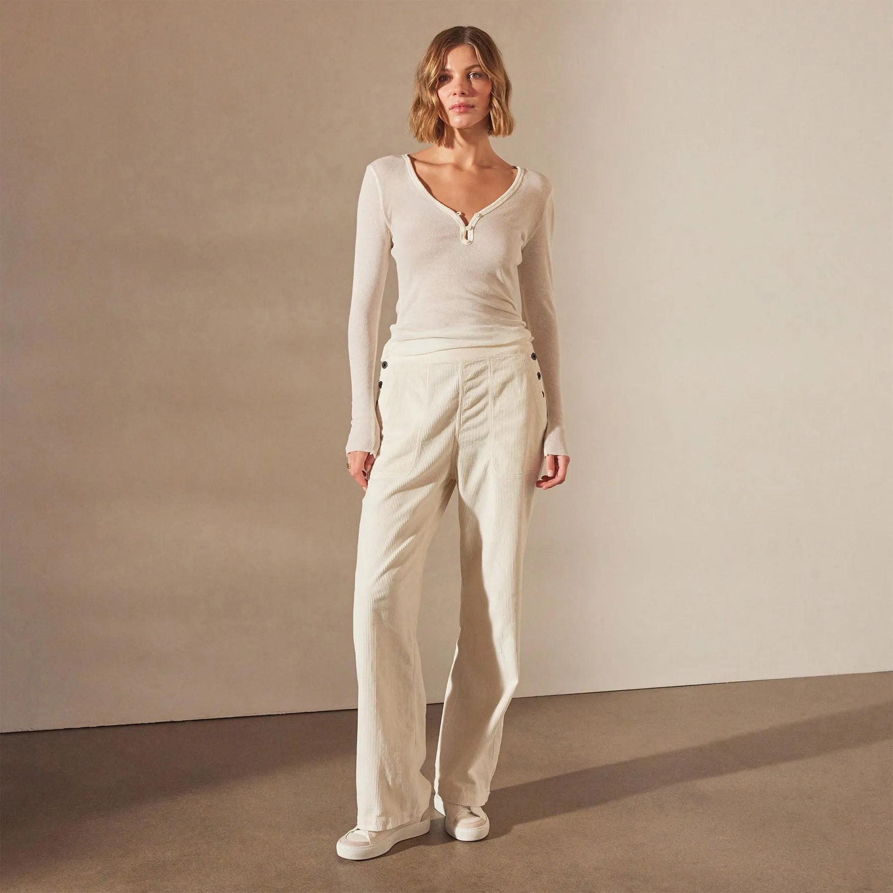 Pacifica Corduroy Pant - Canvas Pigment