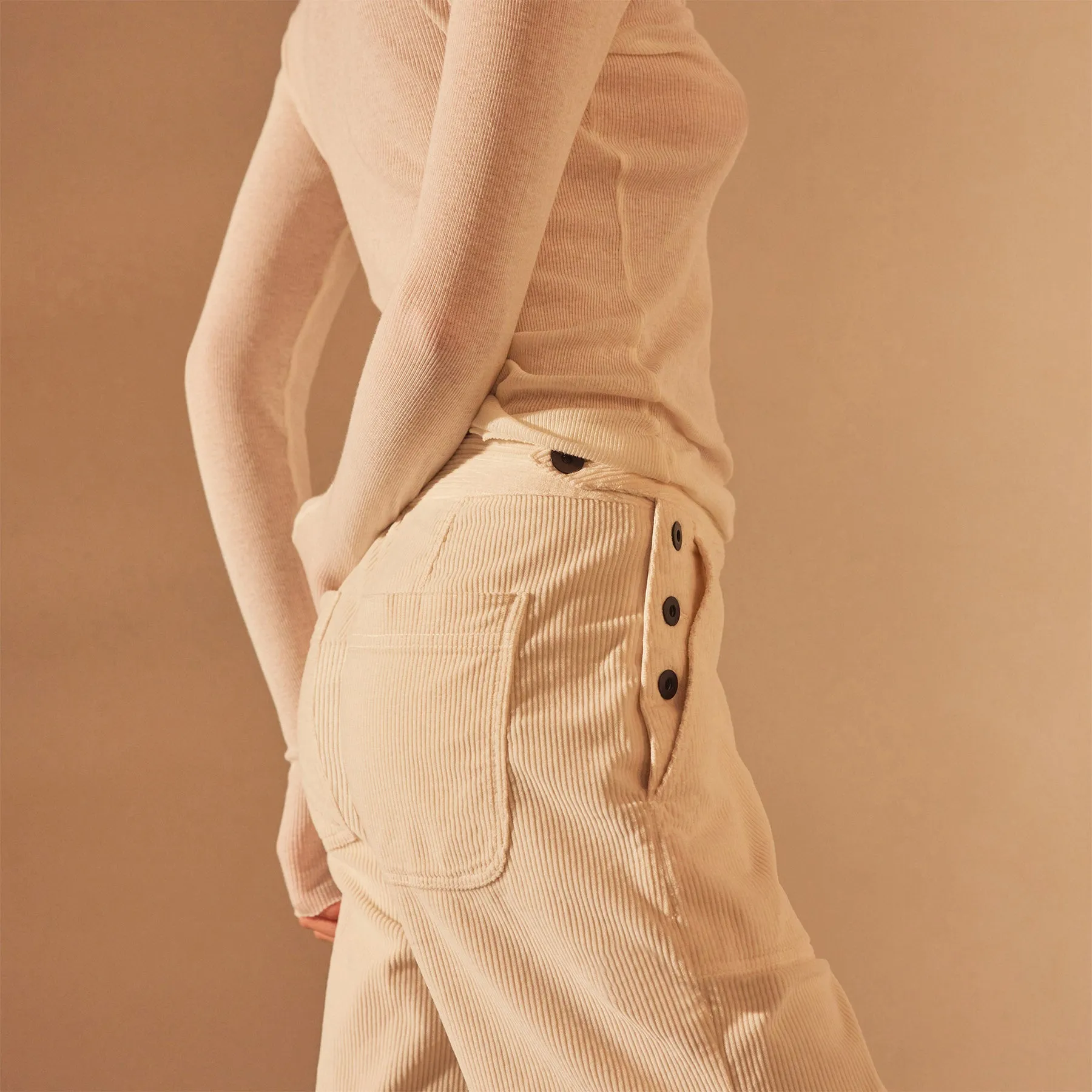 Pacifica Corduroy Pant - Canvas Pigment