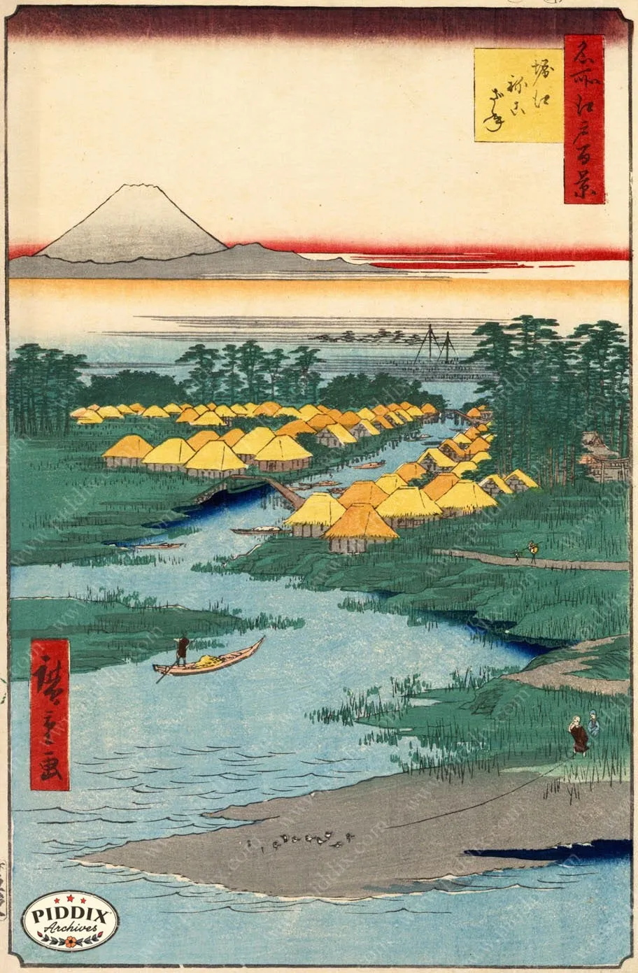 PDXC5855 -- Japanese Woodblocks 1850s