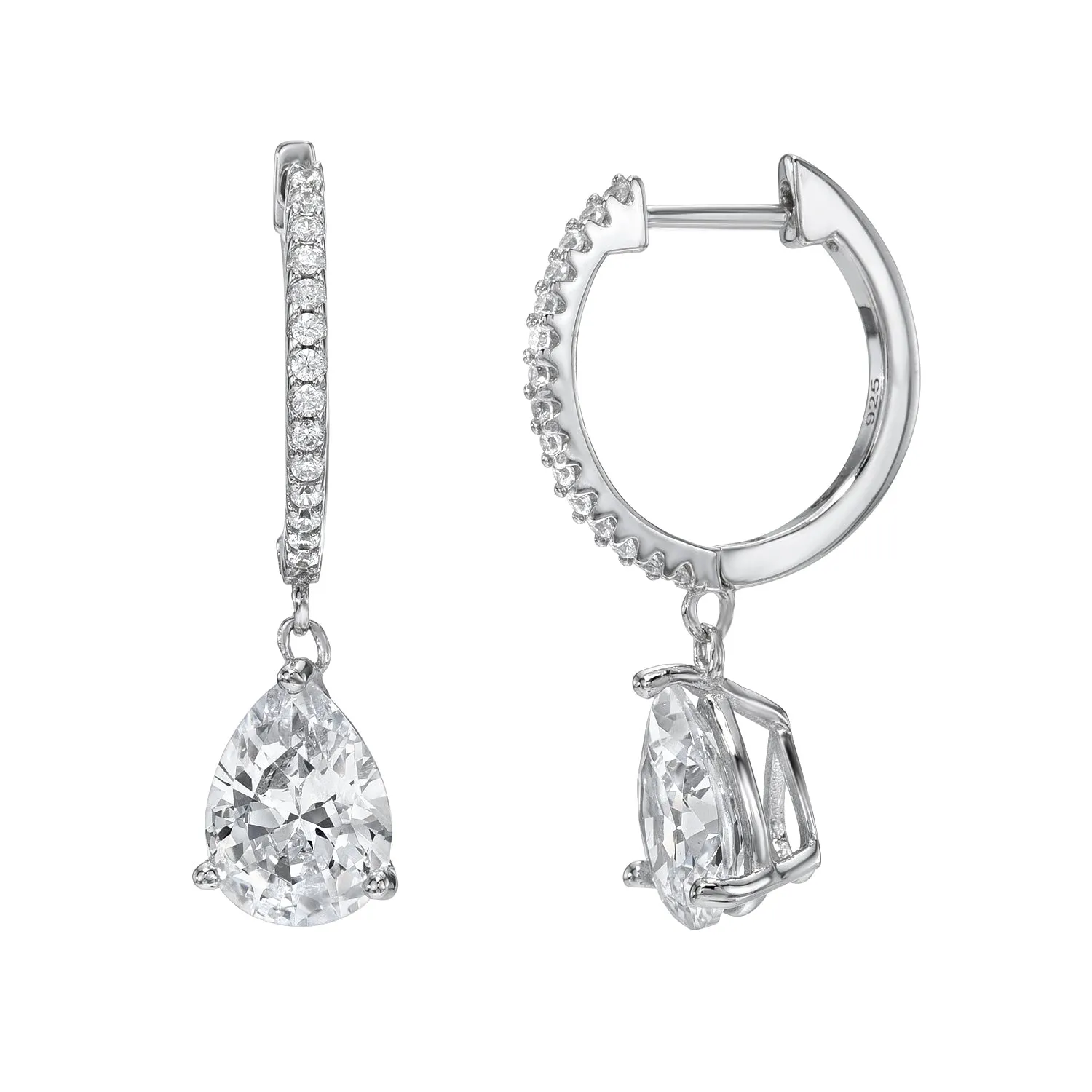 PEAR HUGGIES DROP EARRINGS