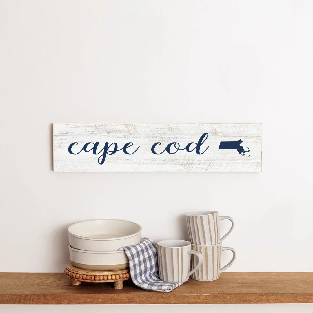 Personalized Your Word & State Barn Wood Sign