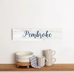 Personalized Your Word Wood Sign