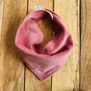 Plume Baby Bandana Bib "Distressed Corduroy Mauve"