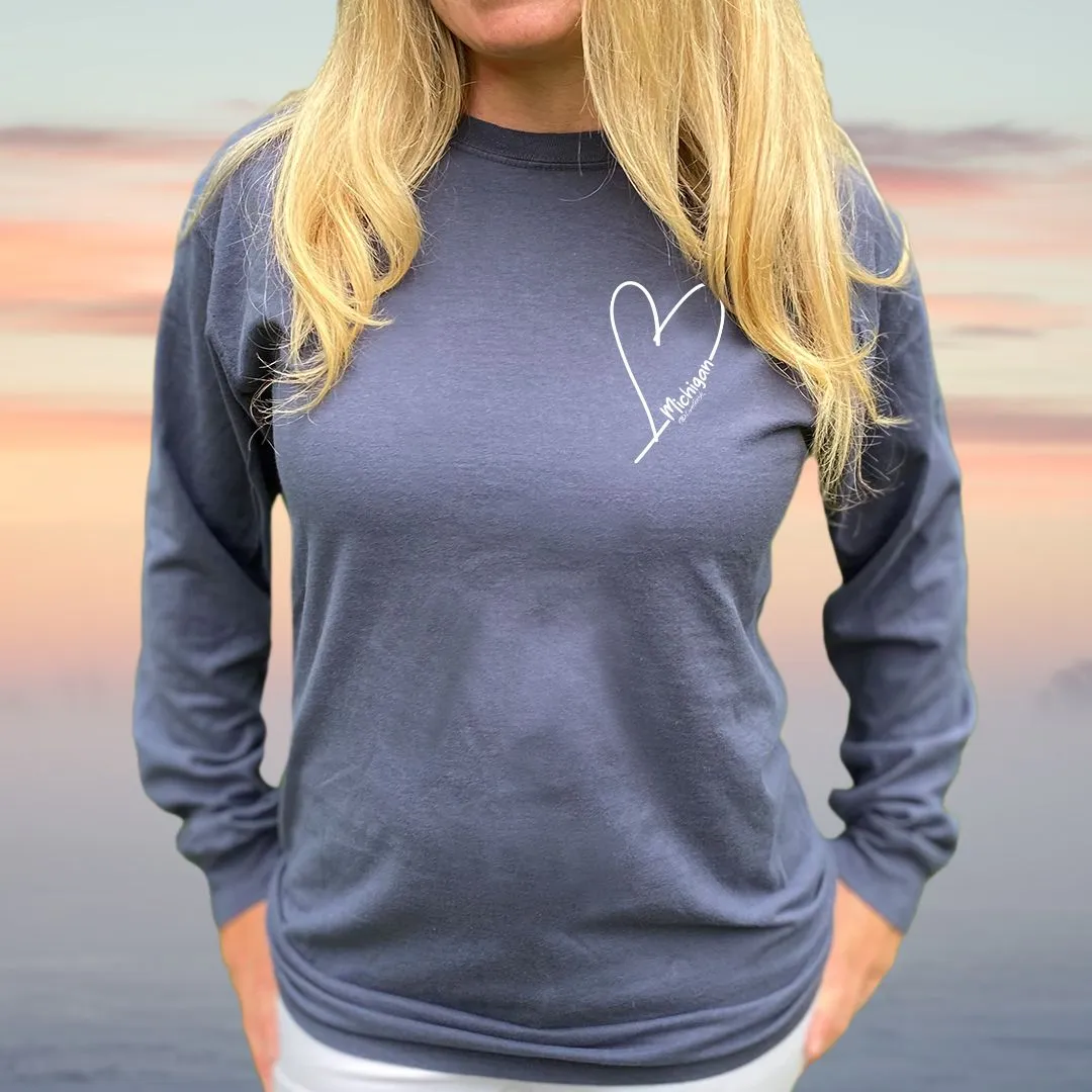 "Little Love" Relaxed Fit Stonewashed Long Sleeve Unisex T-Shirt