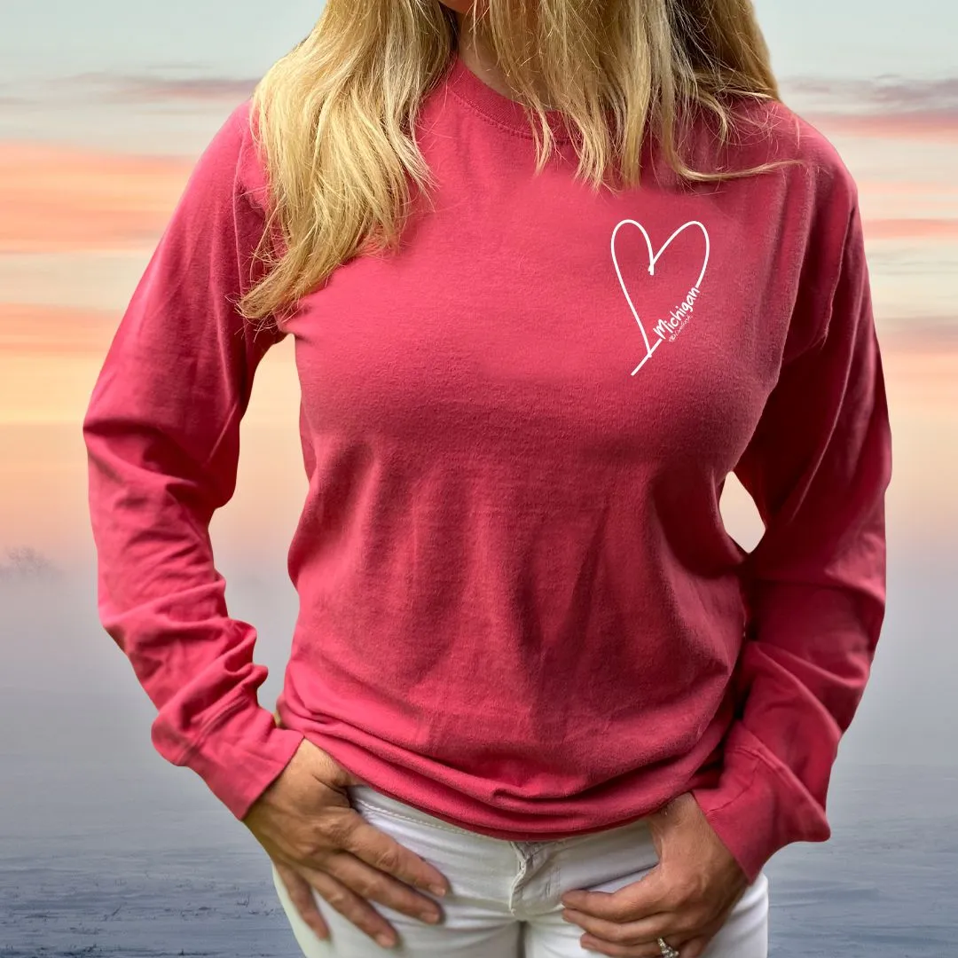 "Little Love" Relaxed Fit Stonewashed Long Sleeve Unisex T-Shirt