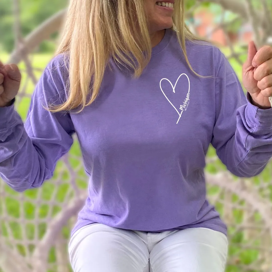 "Little Love" Relaxed Fit Stonewashed Long Sleeve Unisex T-Shirt