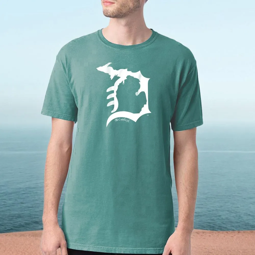 "Michigan D" Men's Stonewashed T-Shirt