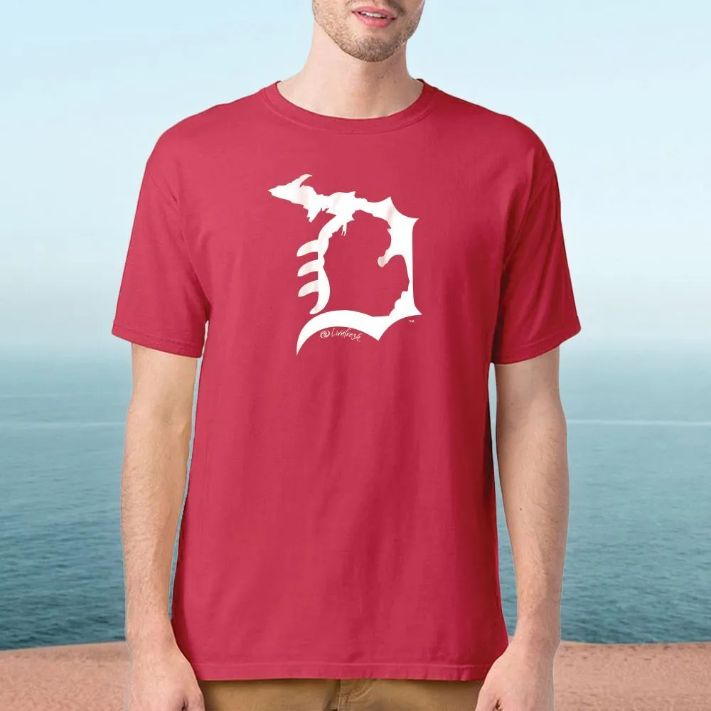 "Michigan D" Men's Stonewashed T-Shirt