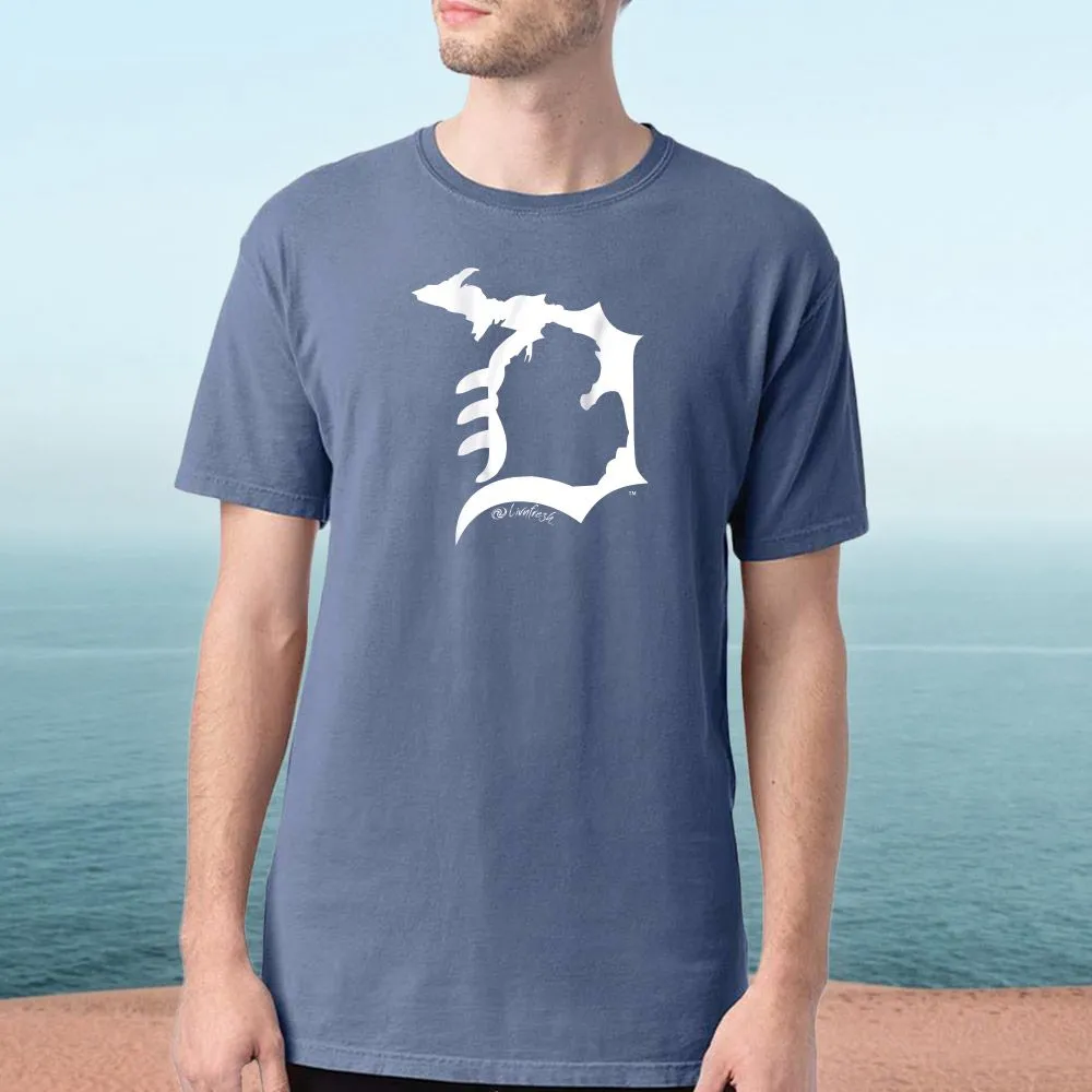 "Michigan D" Men's Stonewashed T-Shirt