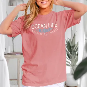 "Ocean Life" Relaxed Fit Stonewashed Unisex T-Shirt