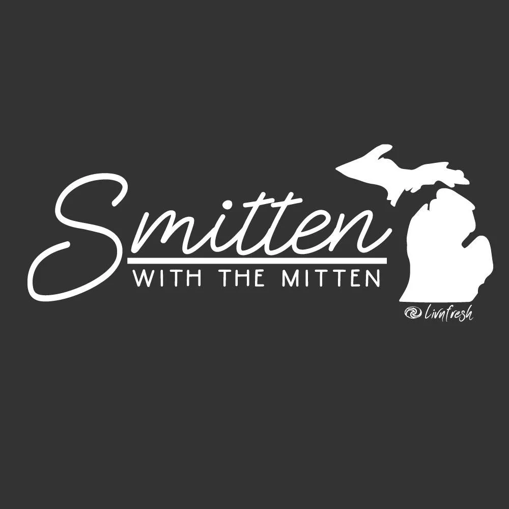 "Smitten With The Mitten" Relaxed Fit Stonewashed Long Sleeve Unisex T-Shirt