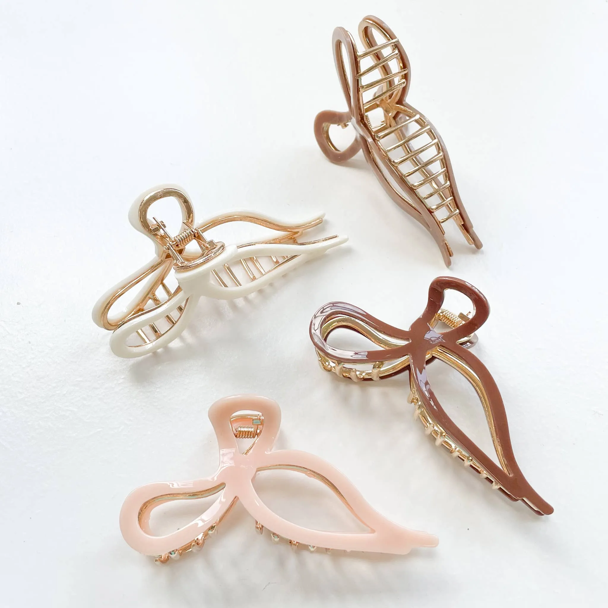 Ribbon Metal Claw Clip
