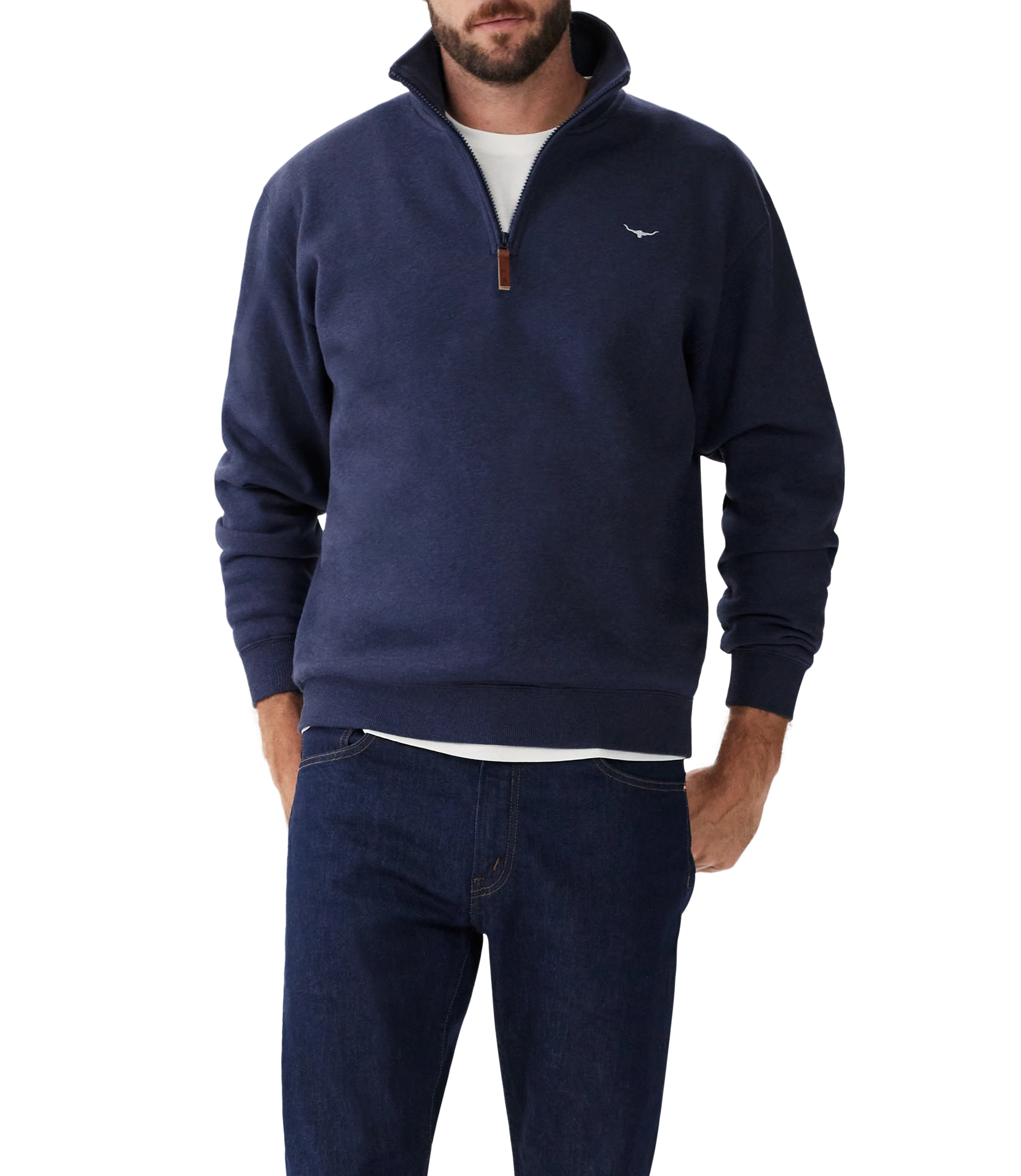 R.M. Williams Mulyungarie Fleece - Navy