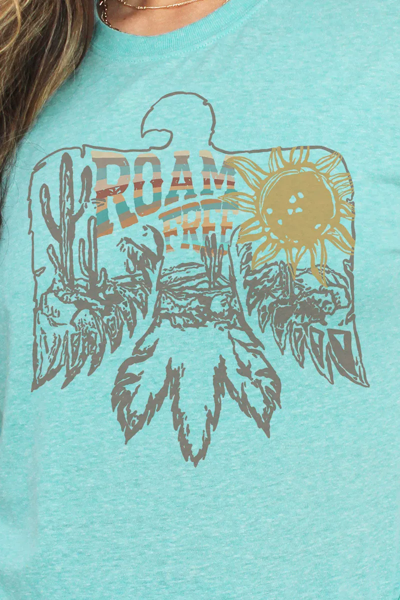 Roam Free Desert Thunderbird Unisex Triblend Short Sleeve T-Shirt