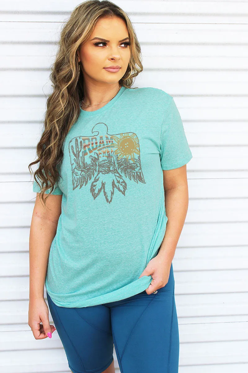 Roam Free Desert Thunderbird Unisex Triblend Short Sleeve T-Shirt