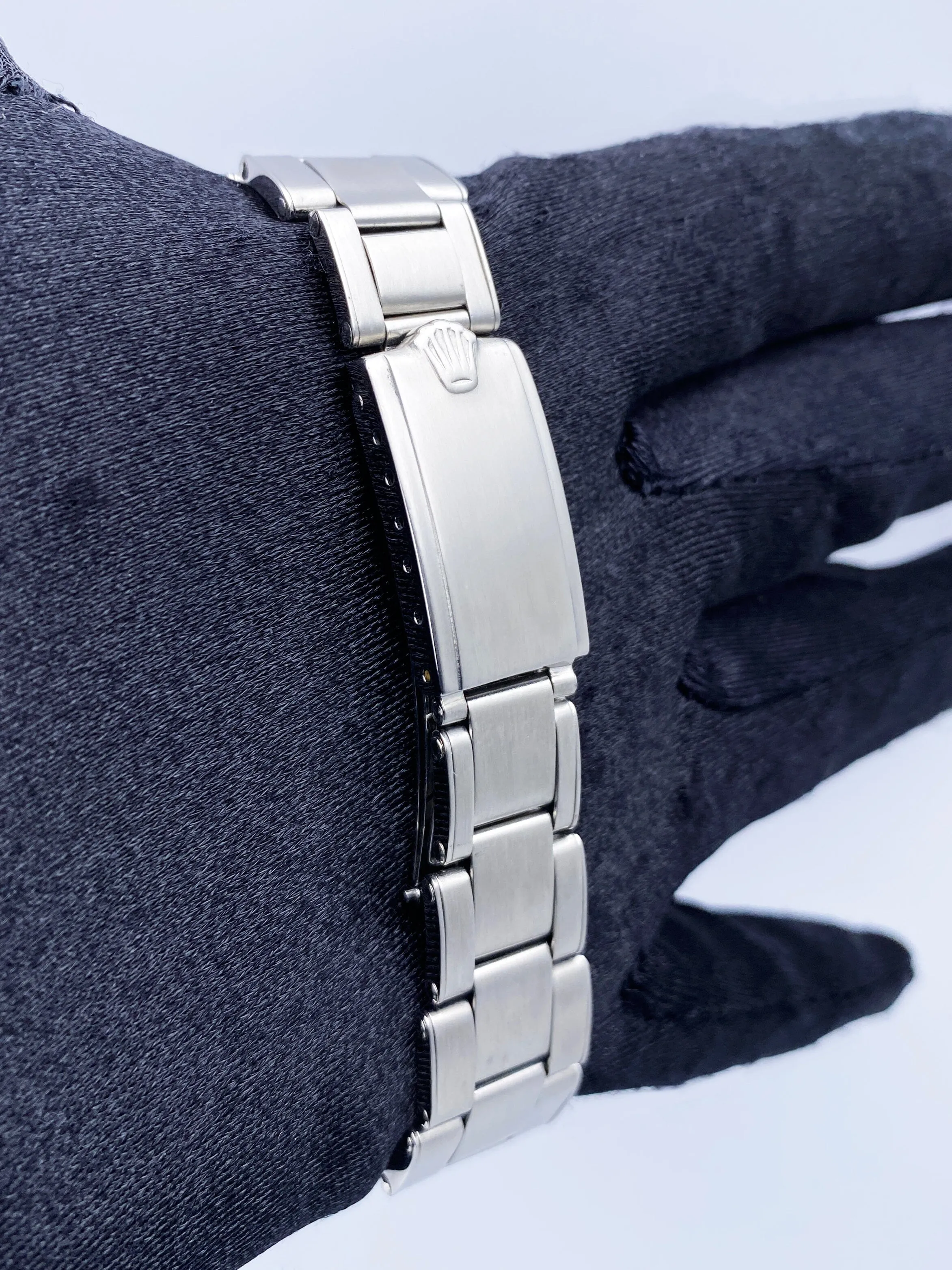 Rolex Air-King 5500 Silver Dial Mens Watch