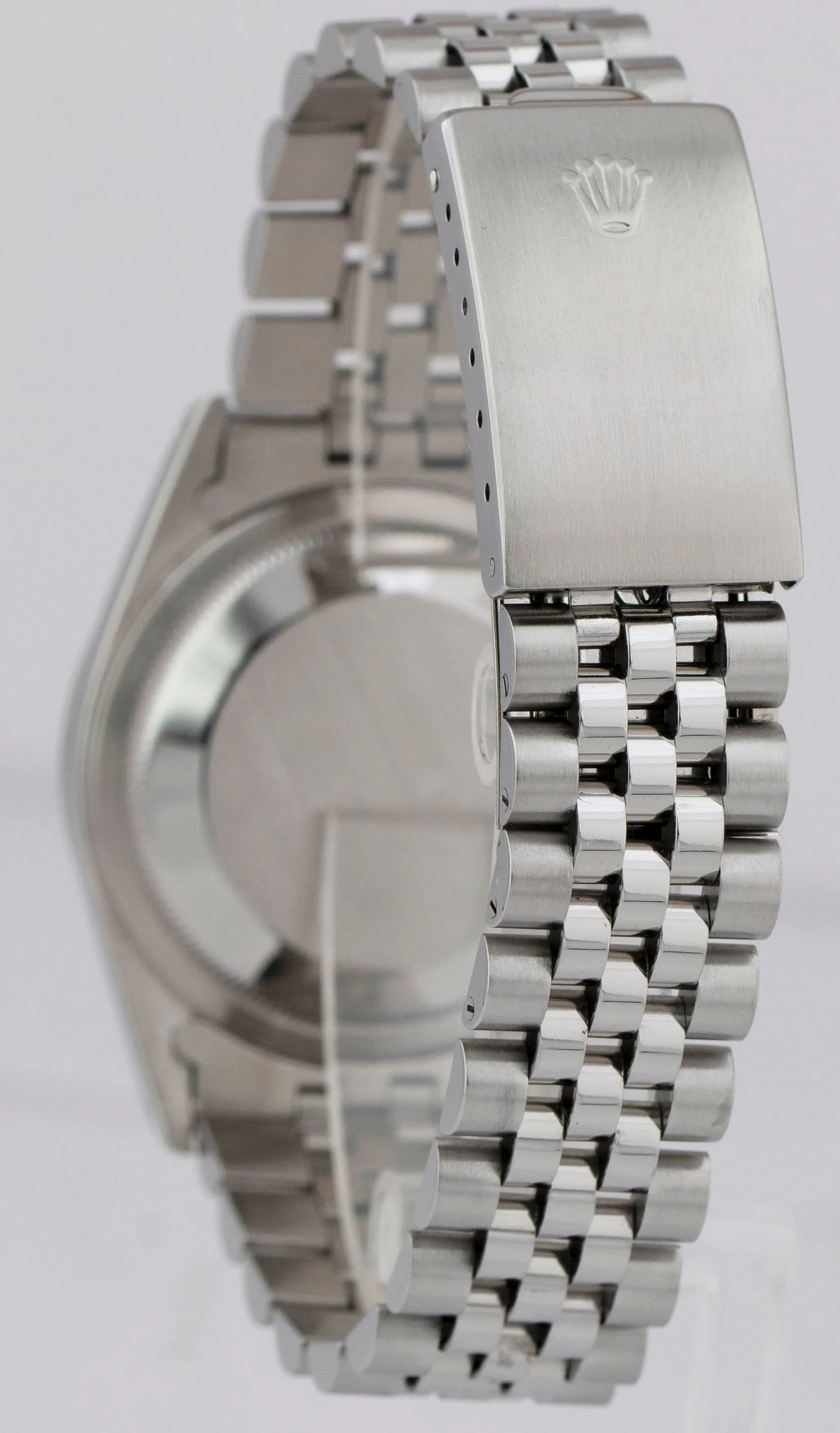Rolex DateJust 36mm Stainless Steel Silver Jubilee Automatic Date Watch 16234