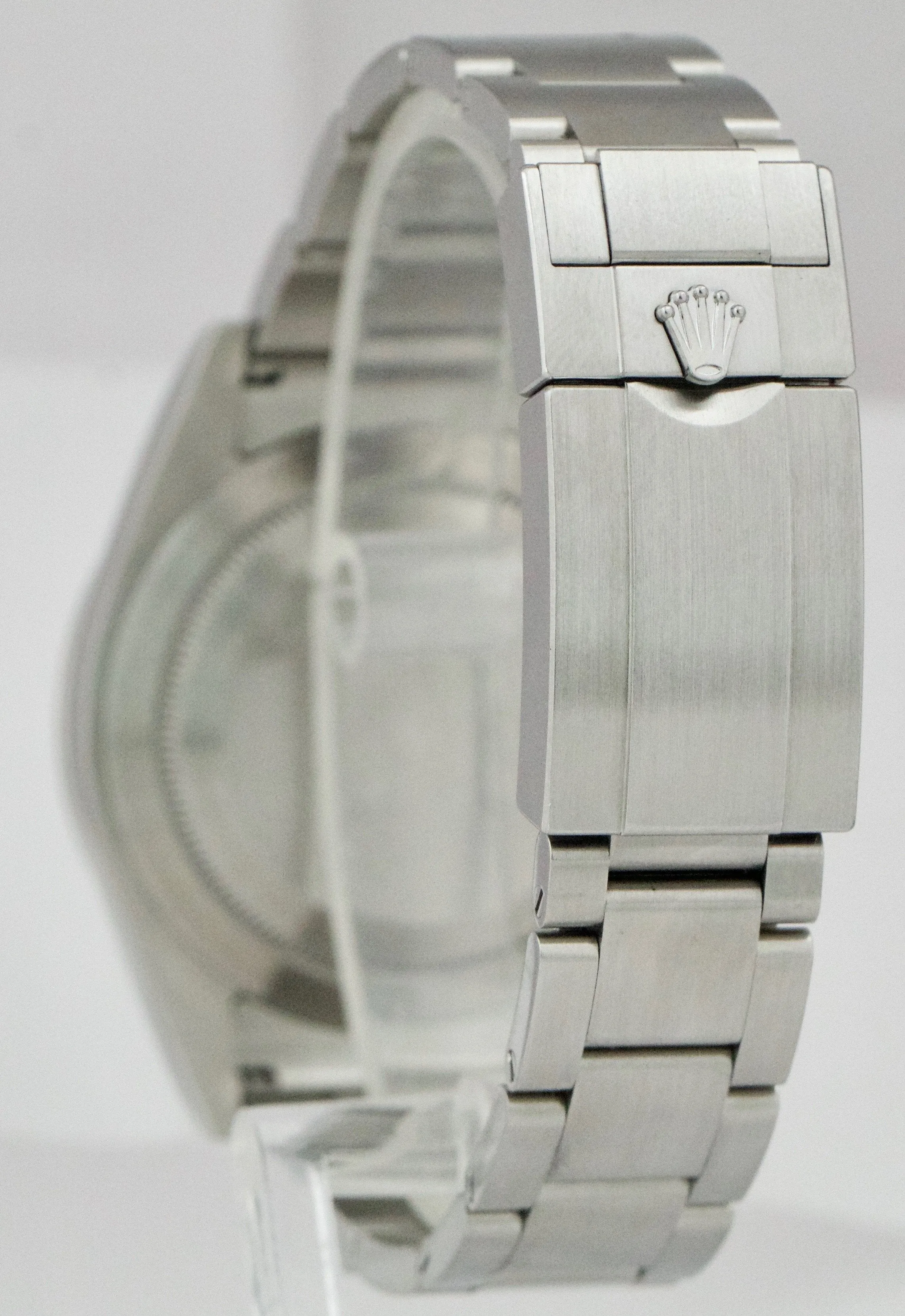 Rolex Explorer I Black PAPERS Black MK2 Stainless Steel 39mm 214270 Watch B P