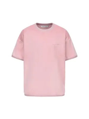 Sakura Pink Velvet Short Sleeve