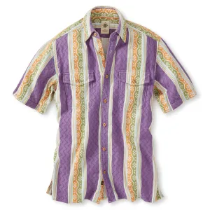 Seagrape Short-Sleeve Jacquard Shirt - Tall