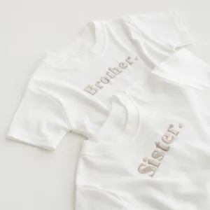 Sibling Tshirt Classic - Embroidered