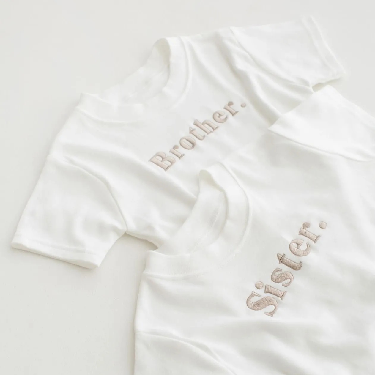 Sibling Tshirt Classic - Embroidered