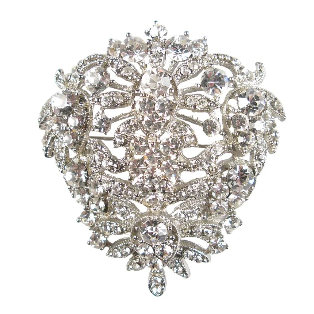Silver Coastal Crest Boutoniérre