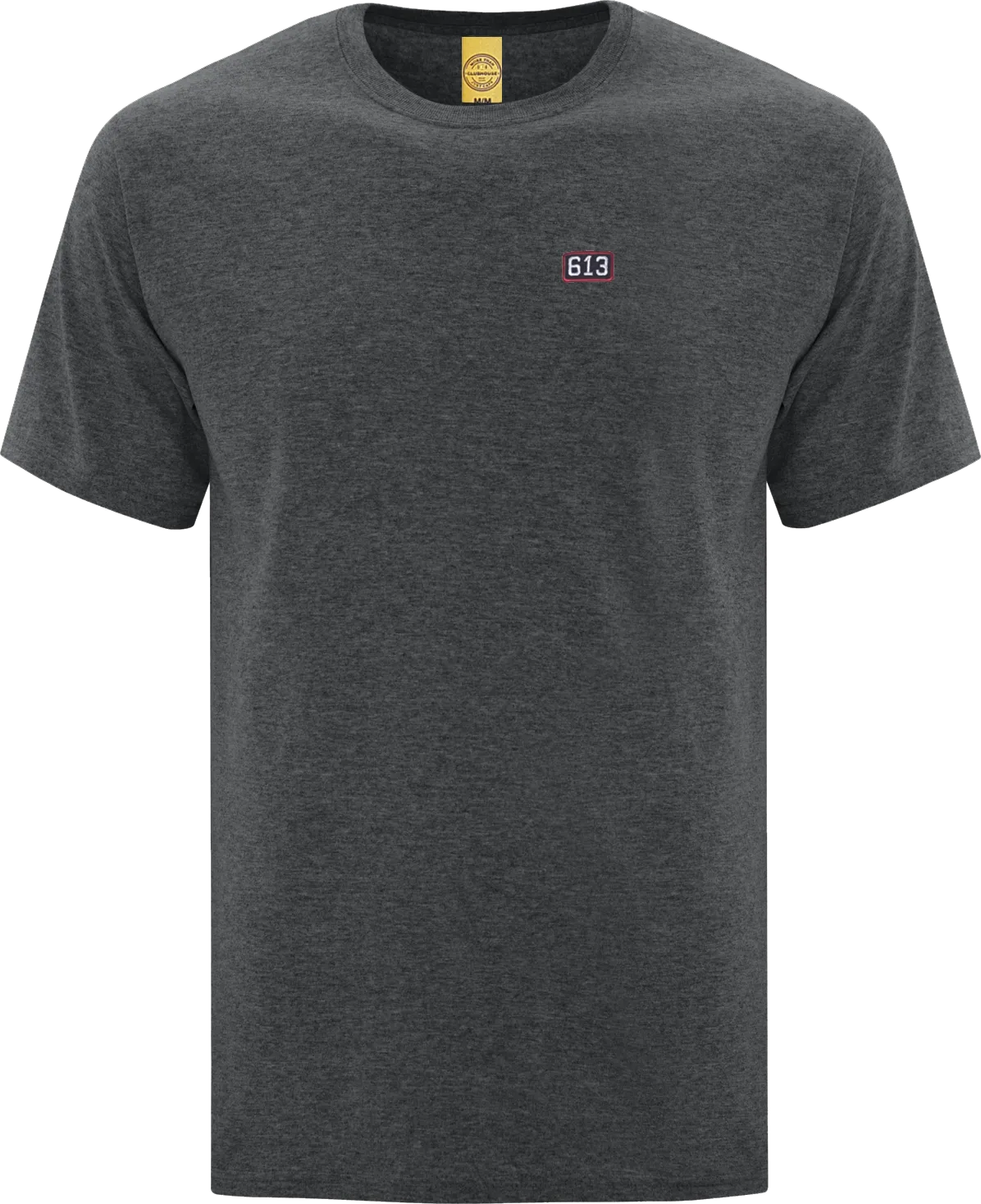Six One 3 Pure Patch T-Shirt Dark Heather Grey