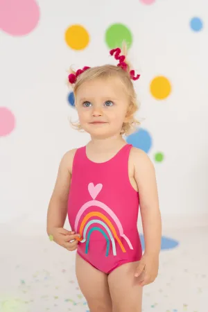 SS24 Agatha Ruiz De La Prada Girls Rainbow Swimsuit