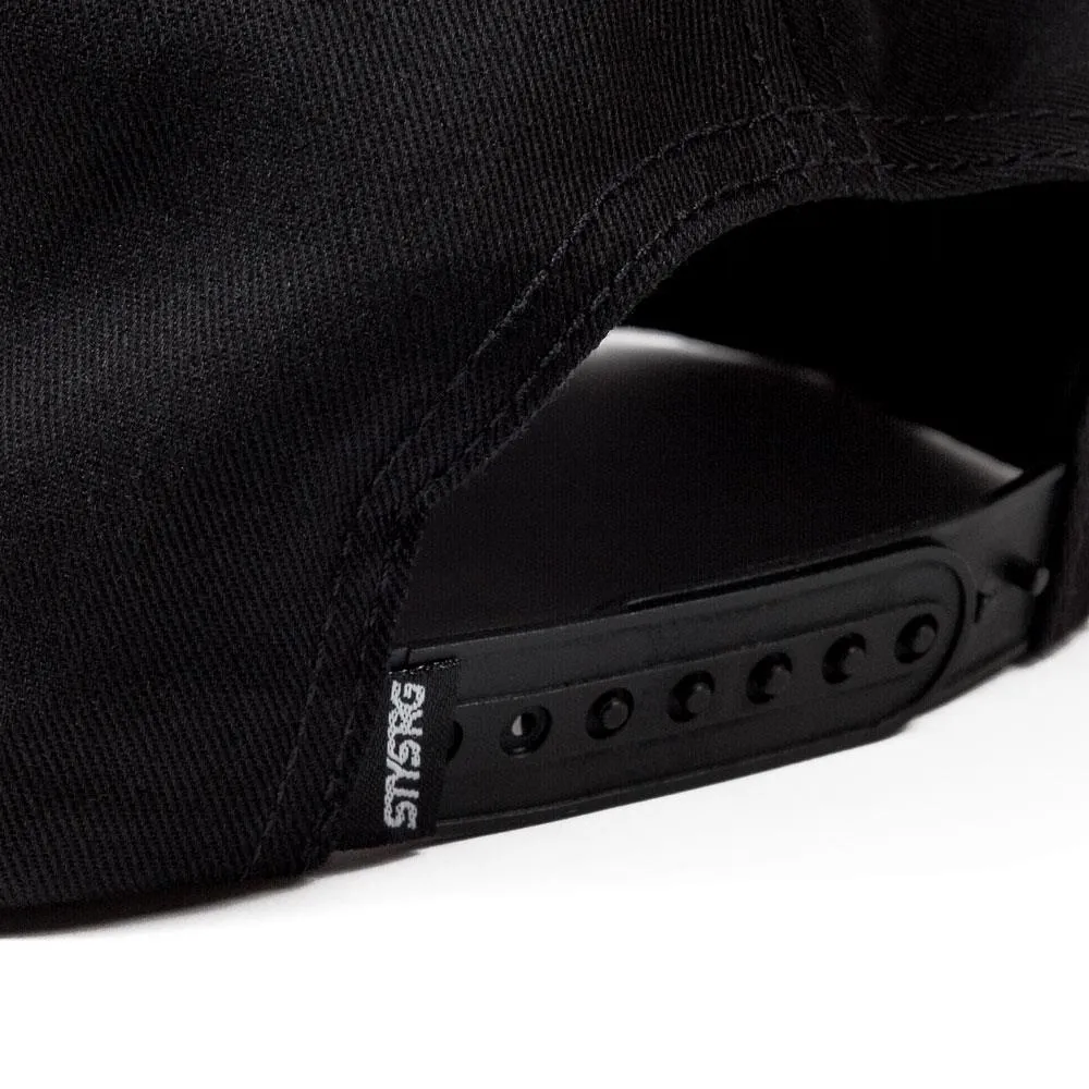 Stay Strong Icon Check Snapback Cap - Black/Maroon