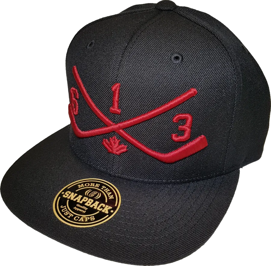 STICKS 613 Ottawa Snapback Black