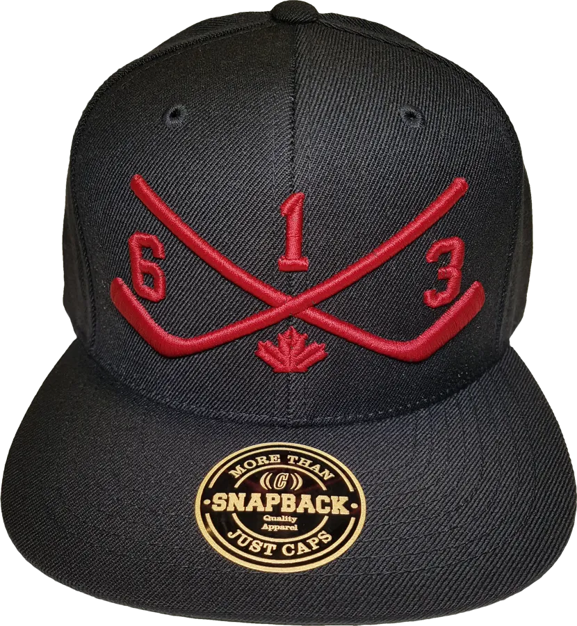 STICKS 613 Ottawa Snapback Black