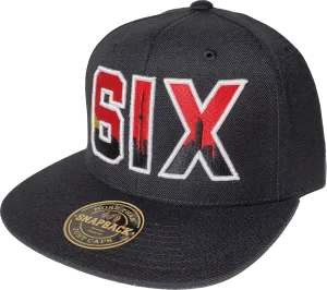 THE 6IX Snapback Black