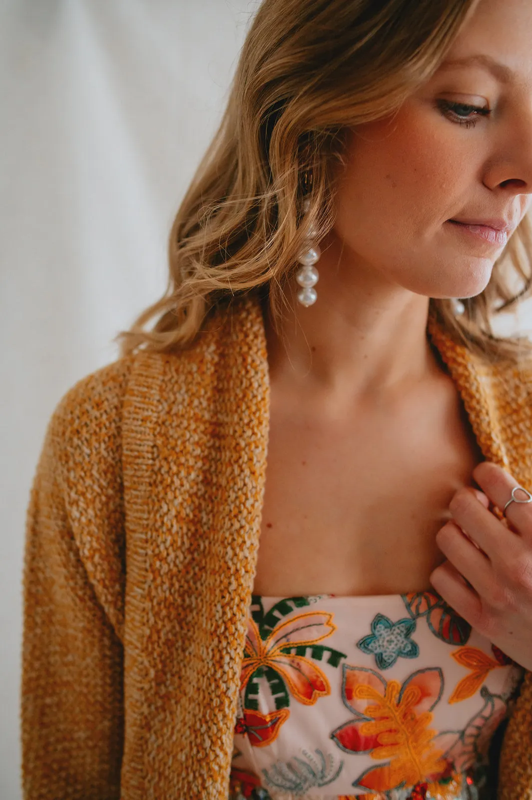 The Bardot Drop Earring - Pearl