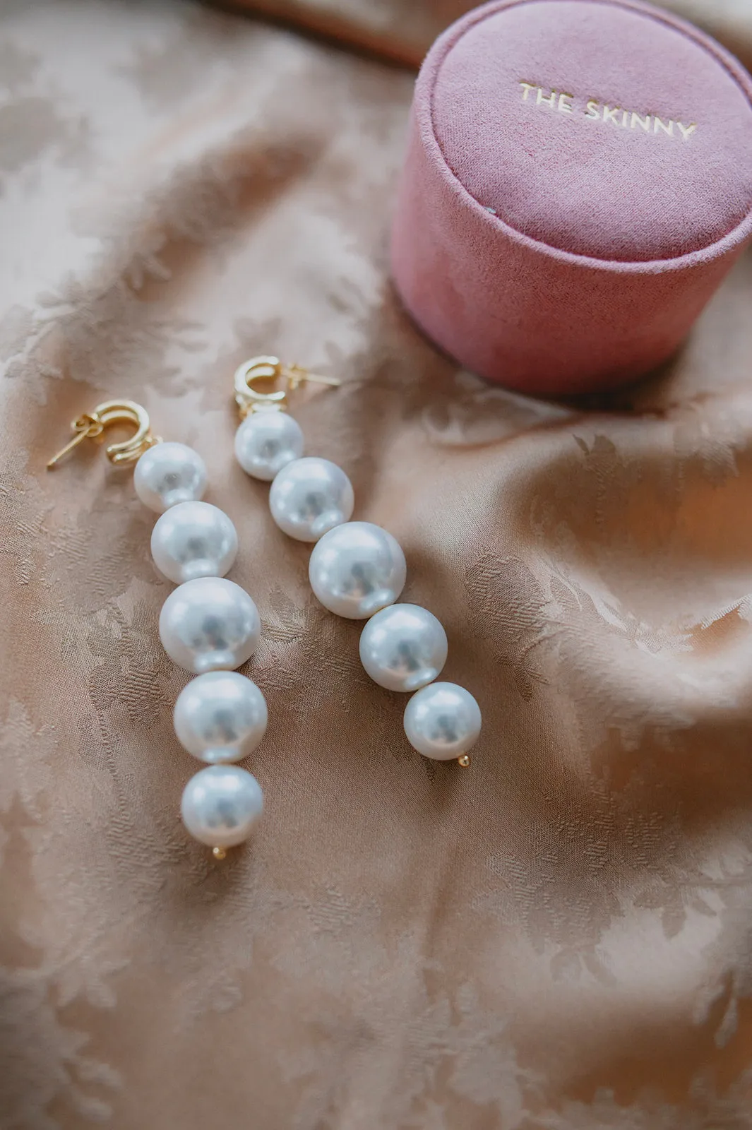 The Bardot Drop Earring - Pearl