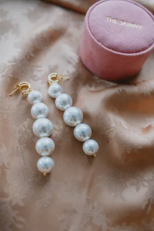 The Bardot Drop Earring - Pearl
