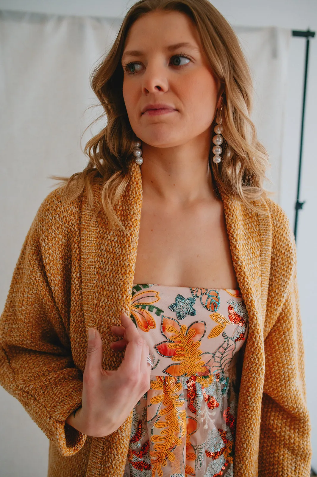 The Bardot Drop Earring - Pearl