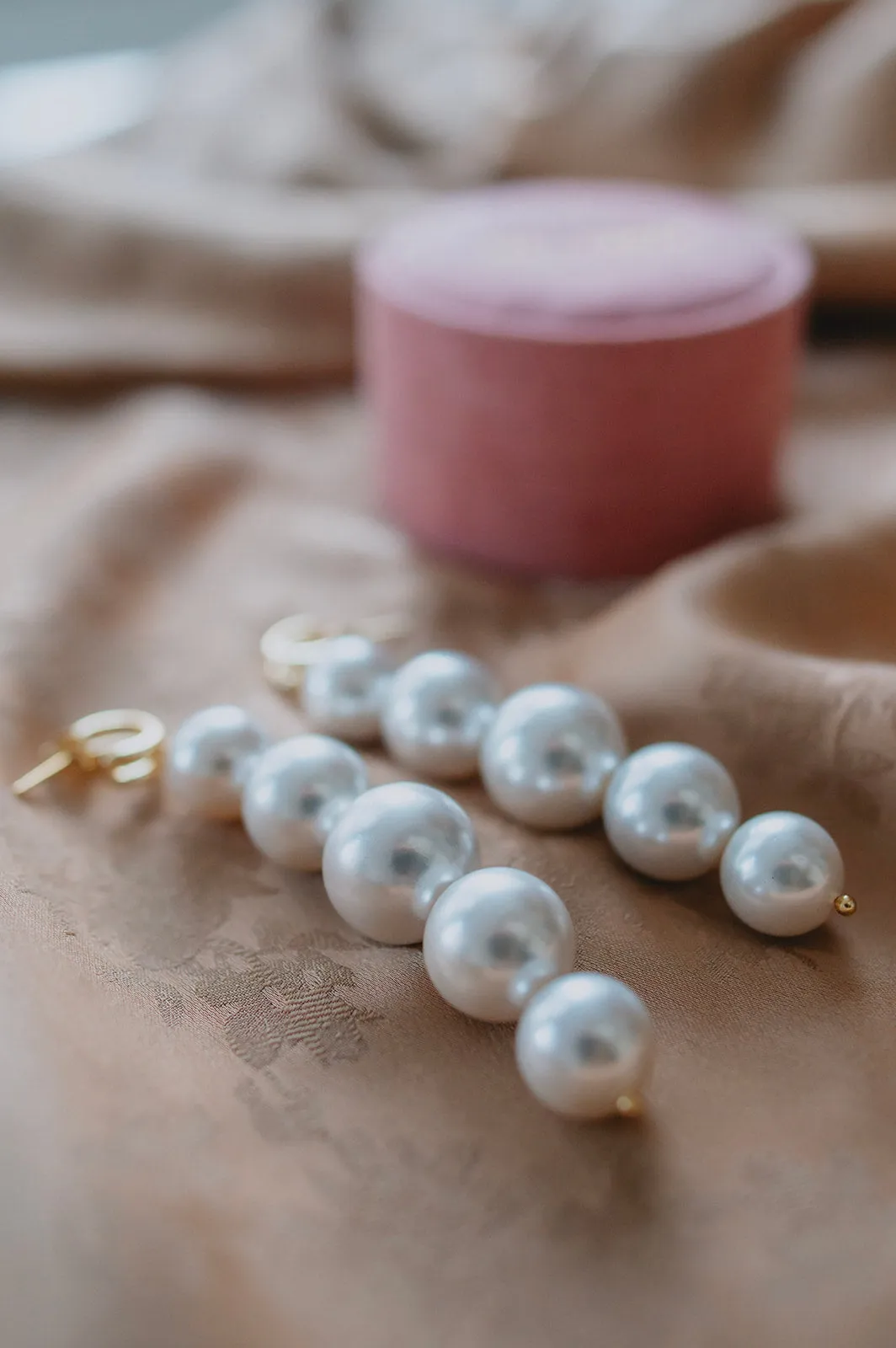 The Bardot Drop Earring - Pearl