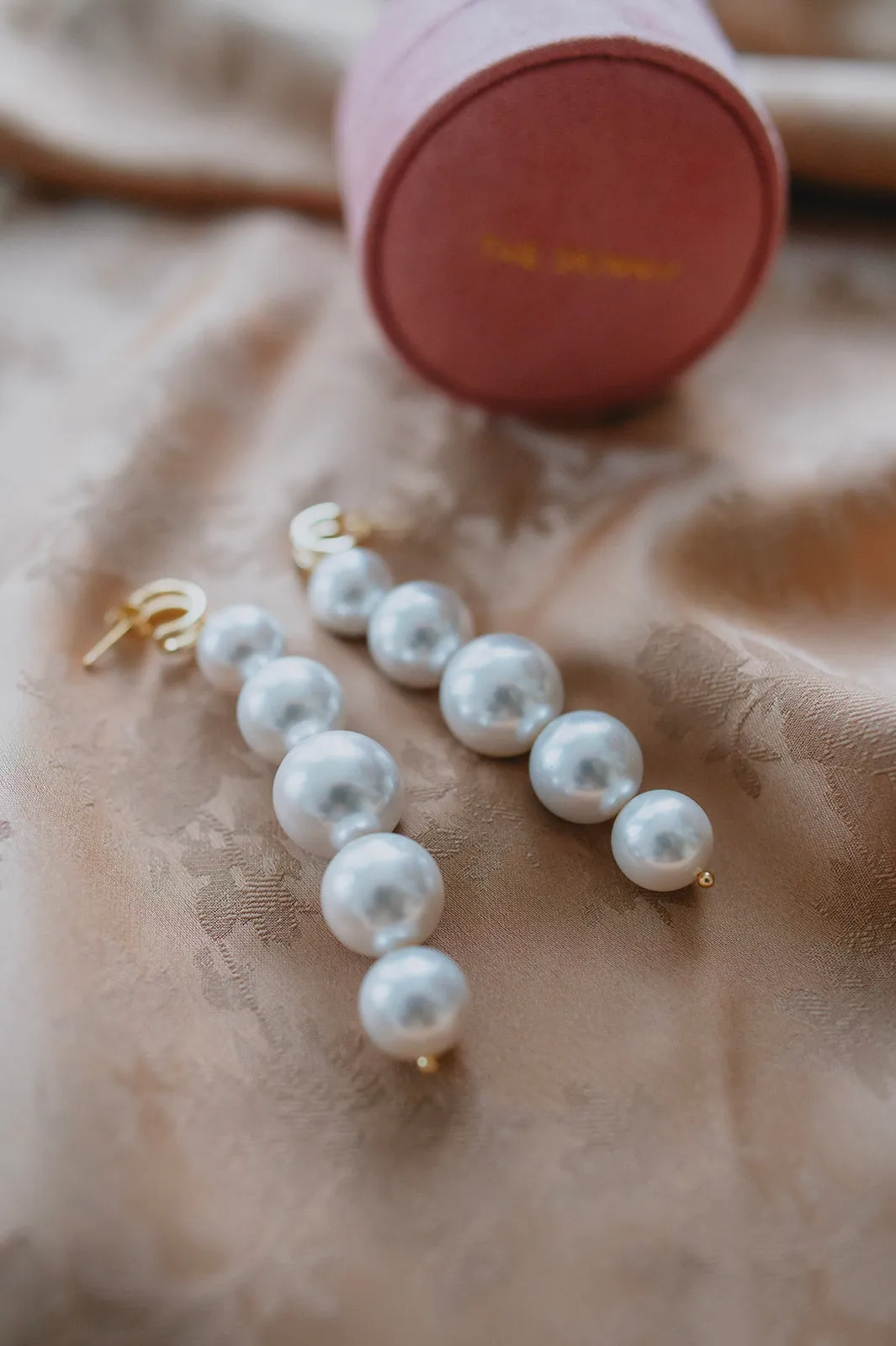 The Bardot Drop Earring - Pearl