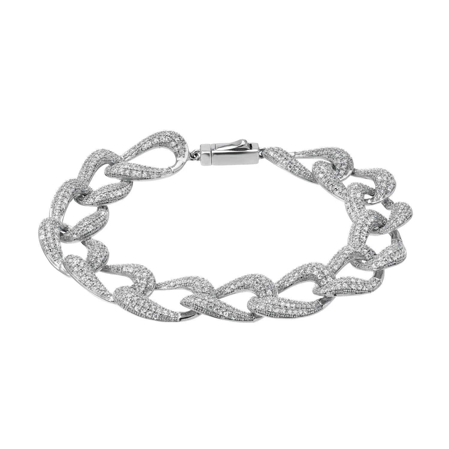 TRAVEL PAVE CUBAN BRACELET