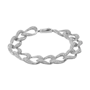 TRAVEL PAVE CUBAN BRACELET