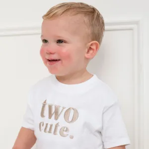 Two Cute classic Tshirt - Embroidered