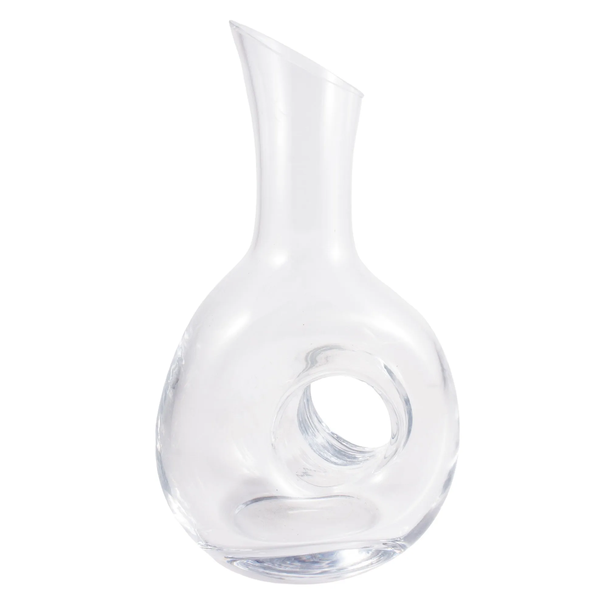 Vintage French Handblown Glass Carafe & Decanter