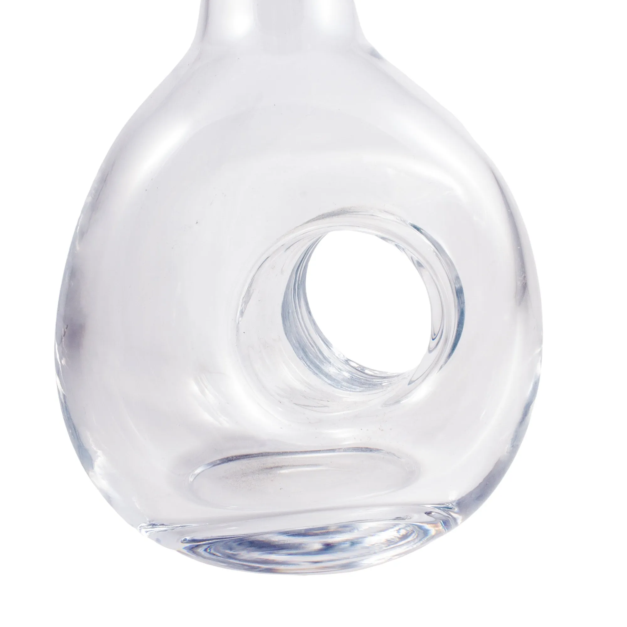 Vintage French Handblown Glass Carafe & Decanter