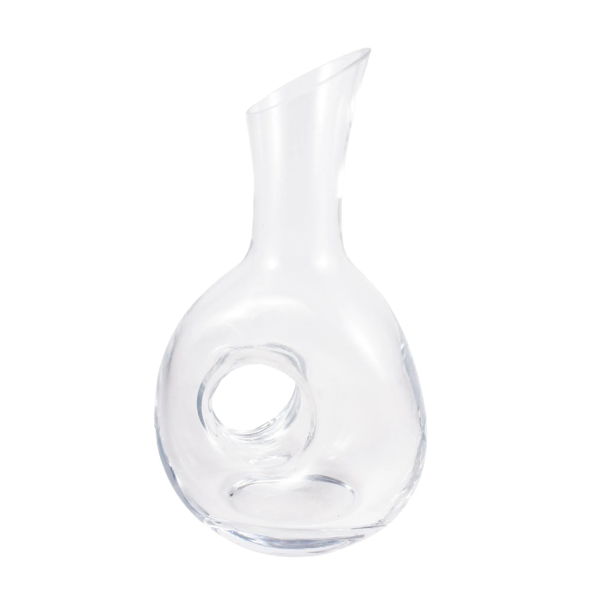 Vintage French Handblown Glass Carafe & Decanter