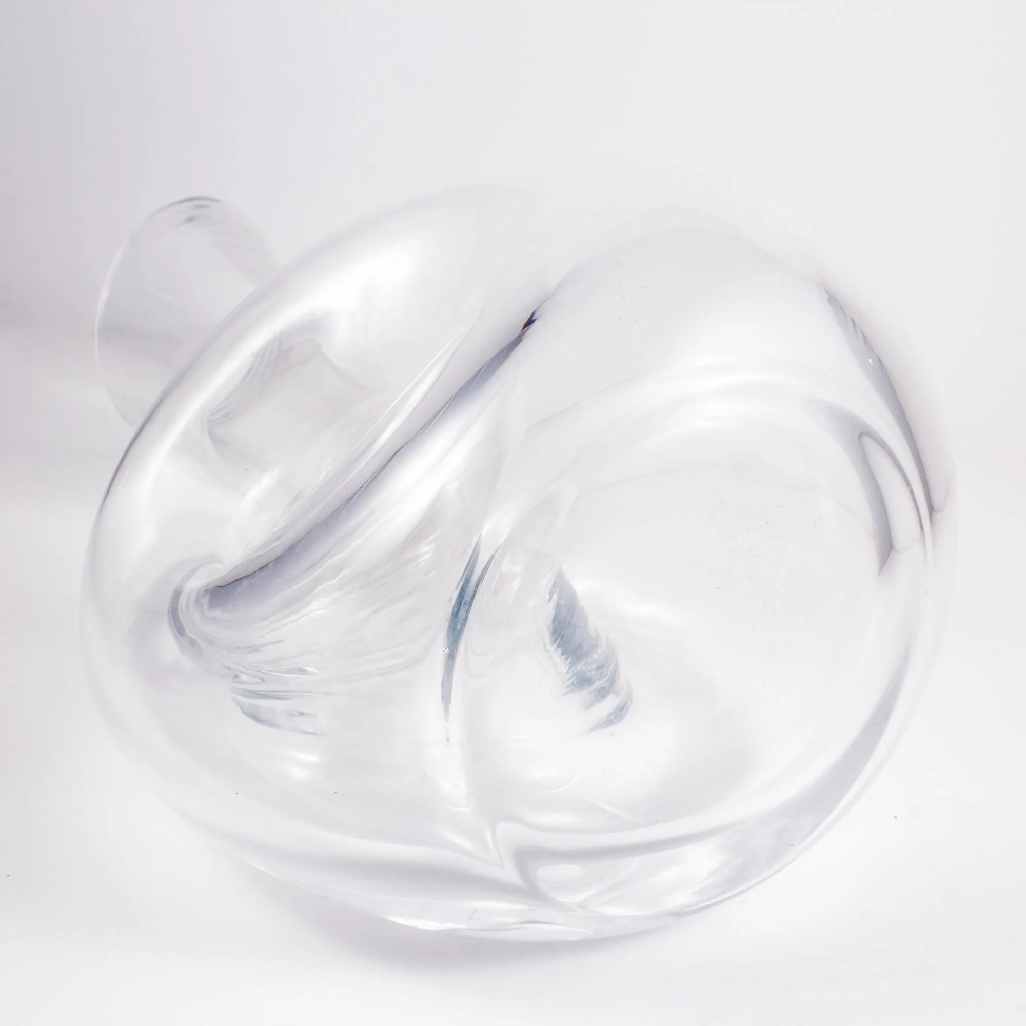 Vintage French Handblown Glass Carafe & Decanter